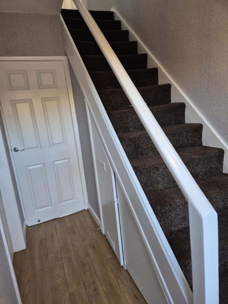 After downstairs hall